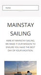 Mobile Screenshot of mainstaysailing.com